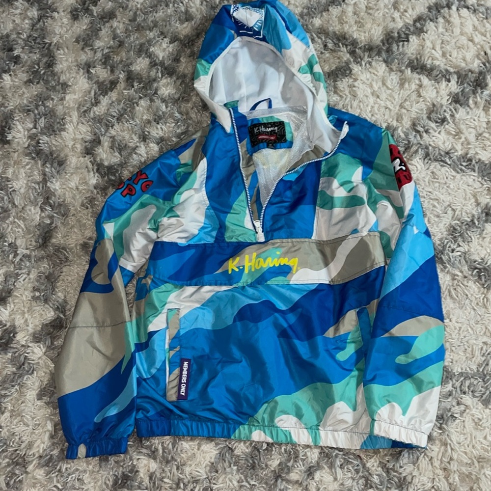 Keith Haring Members only windbreaker